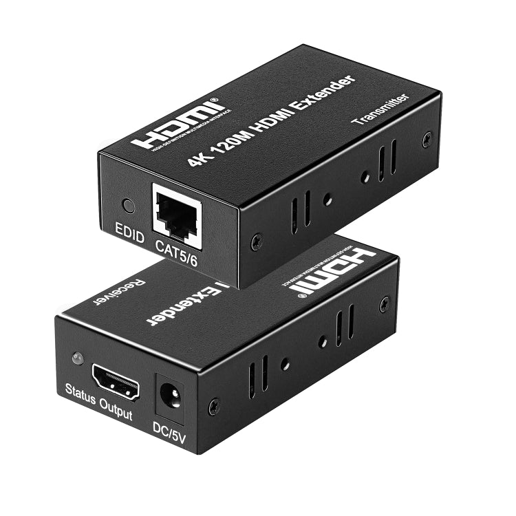 Extender di rete HDMI 4K a RJ45, distanza di trasmissione: 120 m, US Plug, UK Plug, AU Plug Extender di rete HDMI 4K a RJ45, distanza di trasmissione: 120 m, US Plug, UK Plug, AU Plug